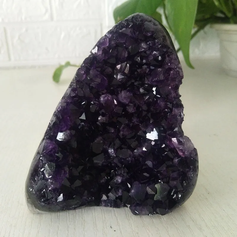 

High quality Uruguay stone amethyst geode crystal quartz cluster home decor display amethyste pierre naturelle