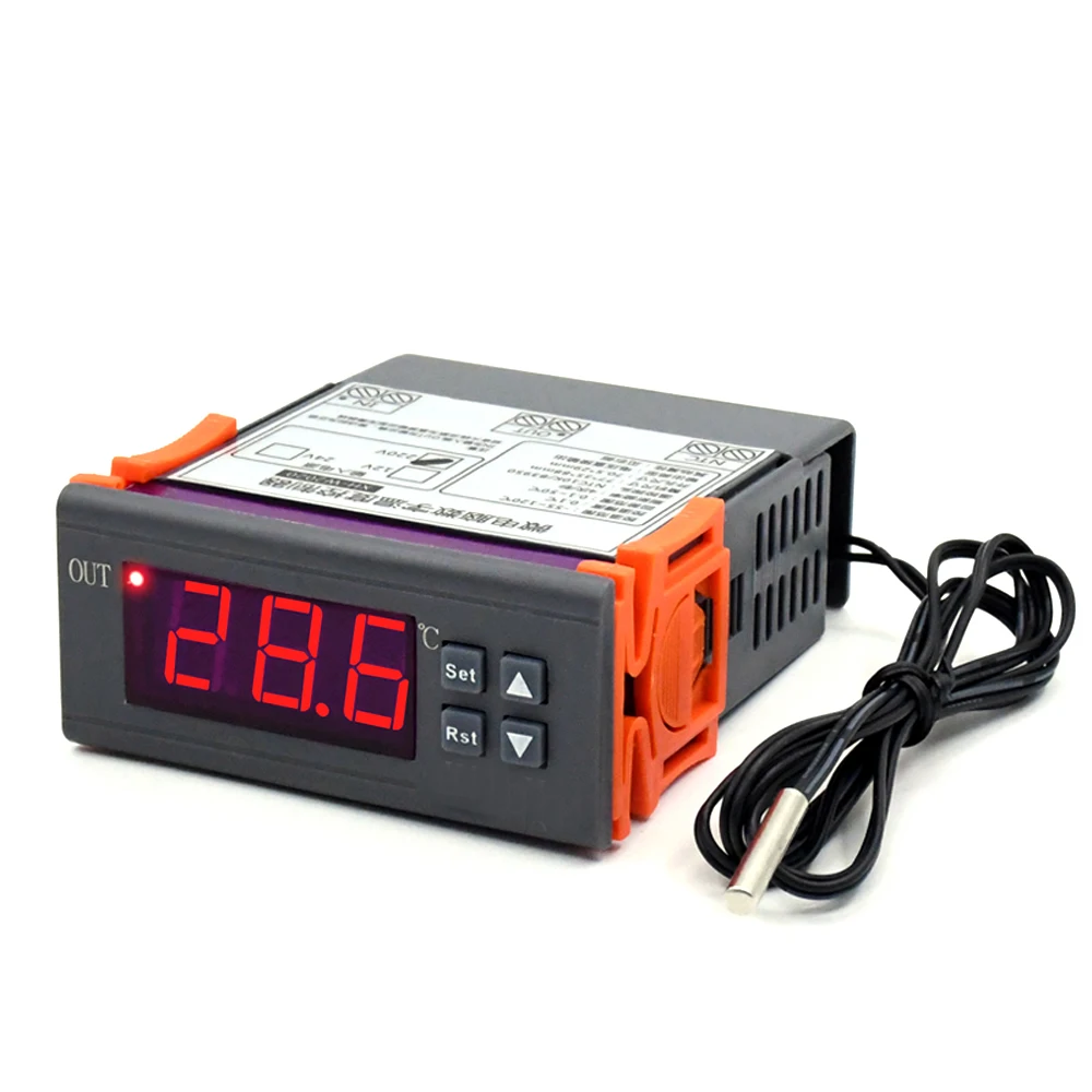

W2020 Miniature Electronic Digital Display Smart Thermostat Temperature Controller Heating And Cooling Switch Constant Temperatu