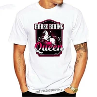 new womens horse riding queen t shirt