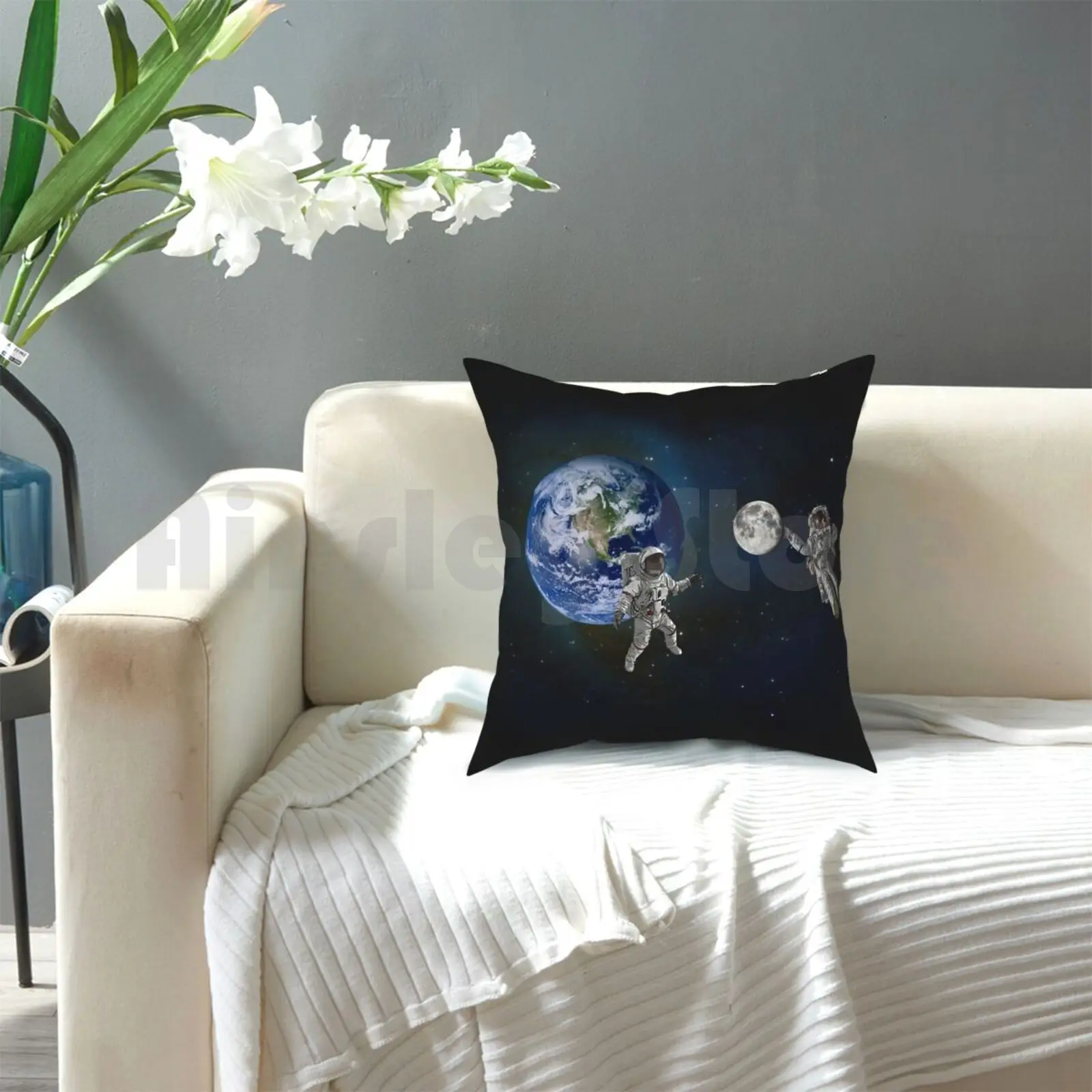 Чехол с изображением подушки космобала мягкий чехол рисунком для дома космос