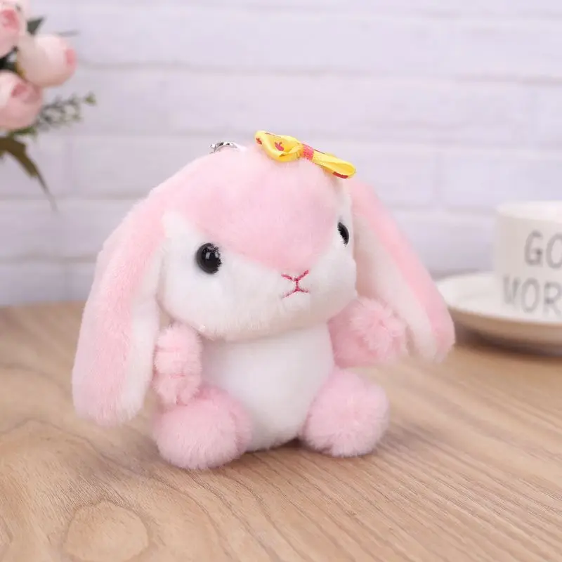 FXM розовый кролик персонаж плюшевый брелок креативная анимационная сумка