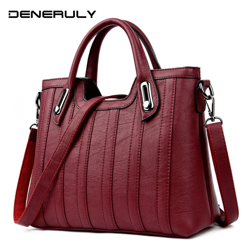 

New Women Leather Handbags Fashion High Quality Crossbody Bag Ladies Luxury Bag Bolsos Mujer De Marca Famosa 2019 Sac Main Femme