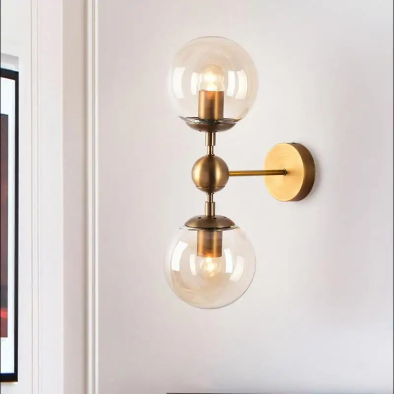 Креативный светодиодный настенный светильник в скандинавском ретро стиле