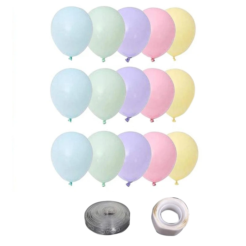 

MLGB 182 Pcs Macaron Balloon Kits Balloon Garland Rainbow Latex Balloons for Birthday Party Wedding Baby Shower Decor