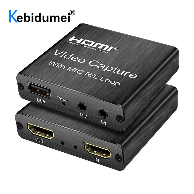 HD 1080P 4K USB карта видеозахвата совместимому с HDMI видео захвата Настольная игра