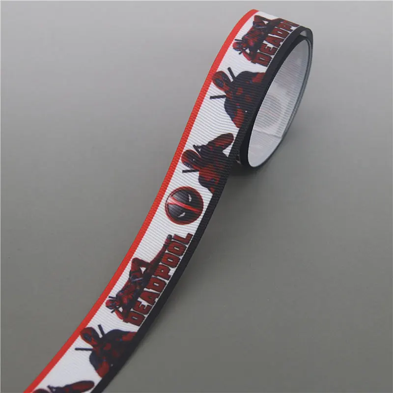 10147 DHK 5 ярдов герой напечатанный Grosgrain ленточный аксессуар Hairbow головной убор украшение «сделай сам» оптом OEM C1738 - Цвет: 10147