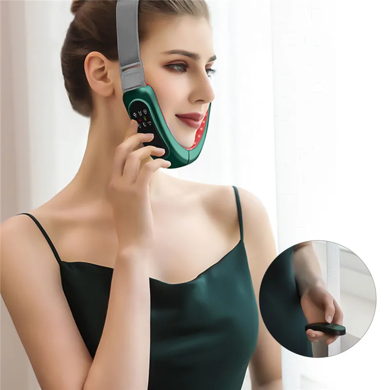 CkeyiN Электрический массаж лица v линия подтяжка щек набор тонких инструментов для