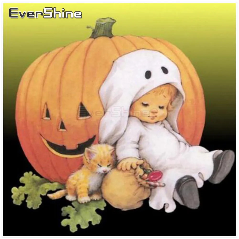 EverShine 5D DIY алмаз живопись полный плац мультфильм шаблон Алмаз Вышивка крестом