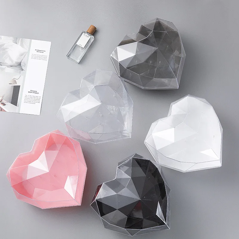 Большой размер 25x25x18 см ПВХ прозрачные цветочные коробки Цветочная Подарочная