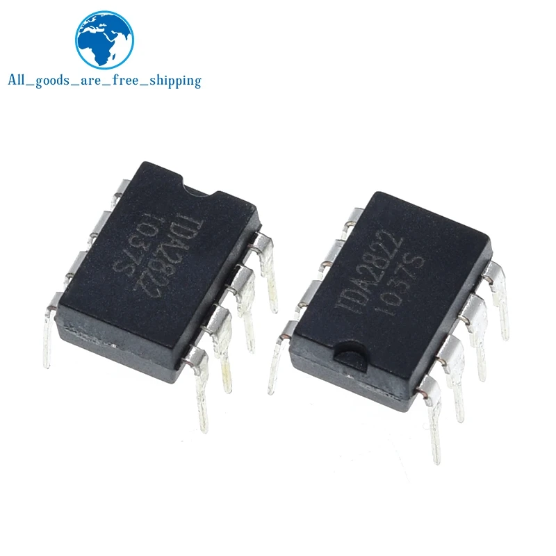 10 шт. TDA2822M DIP8 TDA2822 DIP 2822M 8 новый и оригинальный IC|Интегральные схемы| |