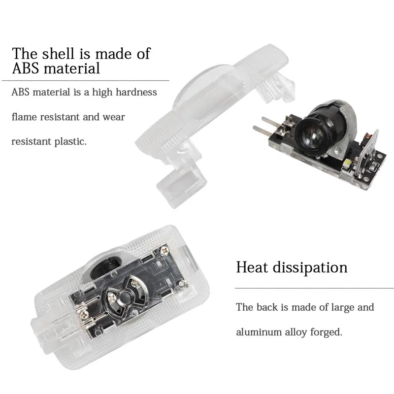 Светодиодный двери автомобиля Шаг вежливости Светильник проектор лампа с