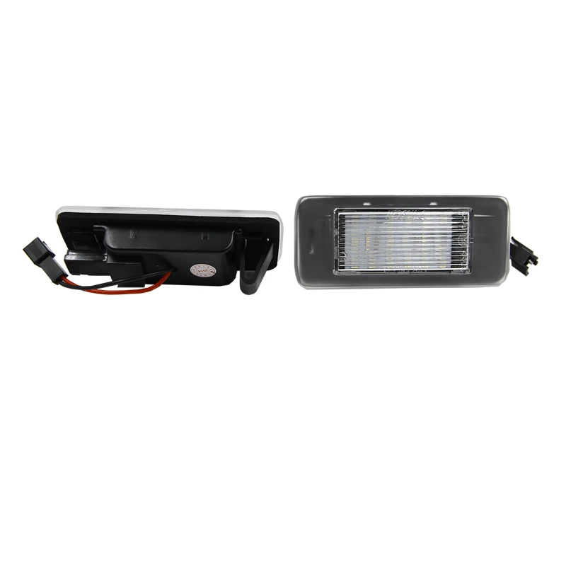 2x Белый светодиодный модуль освещения номерного знака 18 SMD для Opel Vauxhall Astra J Sports