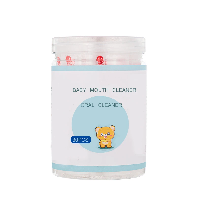 30 шт. одноразовые марлевые зубные щётки бумажные стержни для чистки полости рта