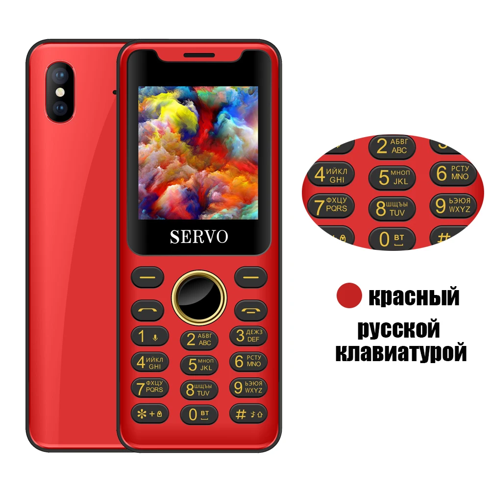 Red Russian button SERVO M6 Magic Voice Mini сотовый телефон 1," Bluetooth Dialer One Key recorder cellular GPRS самый маленький мобильный телефон русский язык - Цвет: Red Russian button