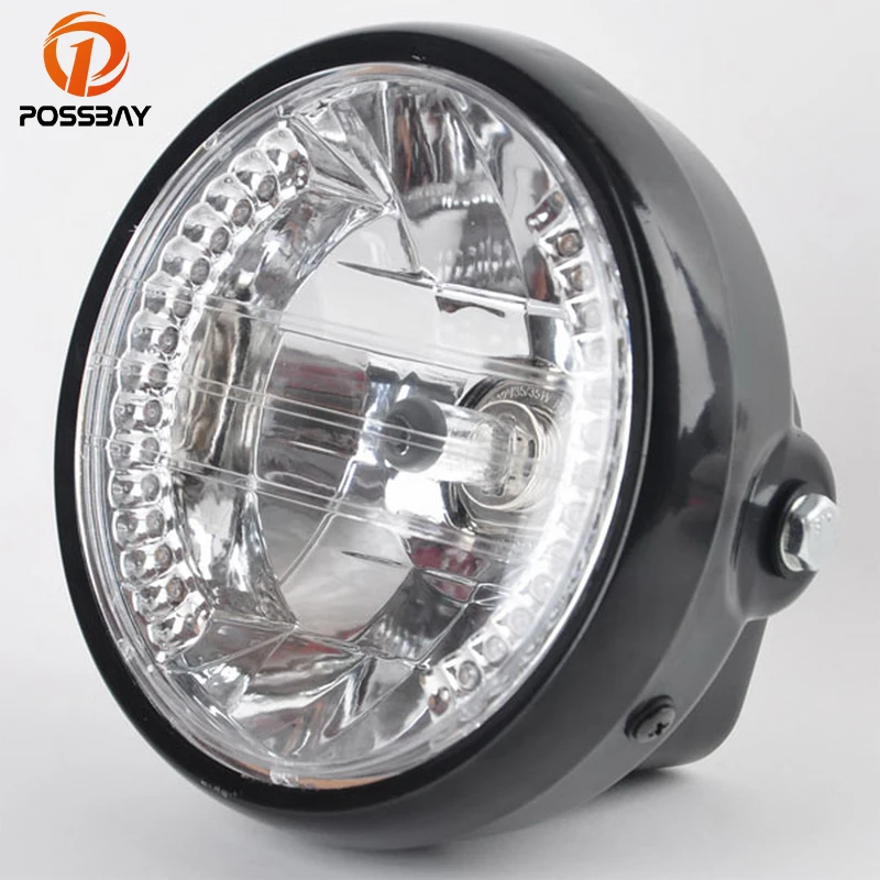 Фара для мотоцикла POSSBAY 35 Вт H4 галогенная с указателем поворота фара Honda Shadow 750 CBR