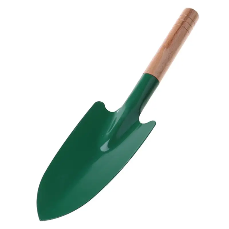 

Wooden Handle Reinforced Gardening Shovel Loose Soil Planting Easy Use