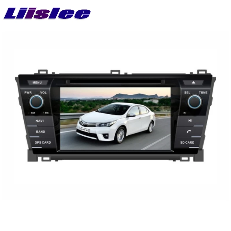 Автомагнитола LiisLee для Toyota Corolla E170 2013 ~ 2017 мультимедийный ТВ DVD GPS аудио стерео Hi Fi