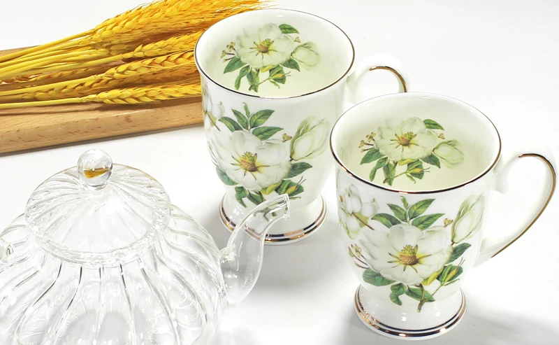 3pcs set pumpkin glass tea pot and bone china espresso cup taza coffee gift dispenser for service a cafe | Дом и сад