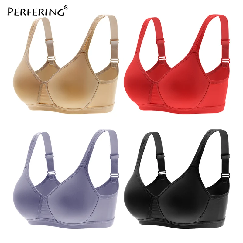 Perfering, без косточек, пуш-ап, сексуальный, тонкий, размера плюс, бюстгальтеры, бюстгальтер для груди, женское нижнее белье, не проложенный, удобное, однотонное, нижнее белье