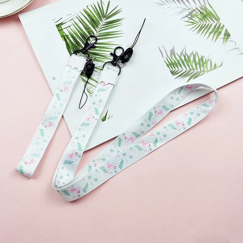 

Mobile Phone Strap Cute Cartoon Flower Cat Lanyard Neck Strap for Keys ID Card Badge Holder1 Hang Rope
