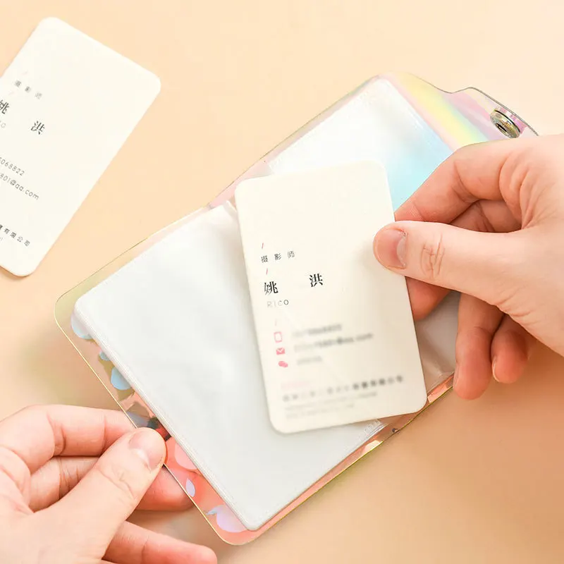 Лазерный прозрачный держатель для кредитных карт с радиочастотной