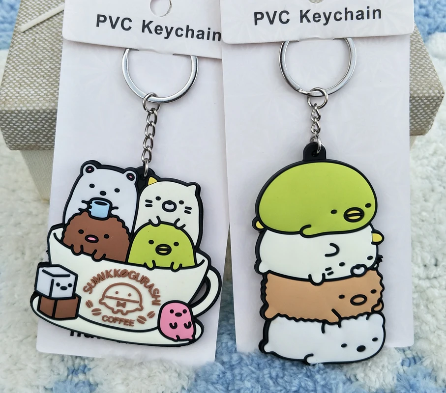 Sumikko gurashi роль аниме-брелок для ключей ПВХ фигурка брелок игрушки подарки унисекс