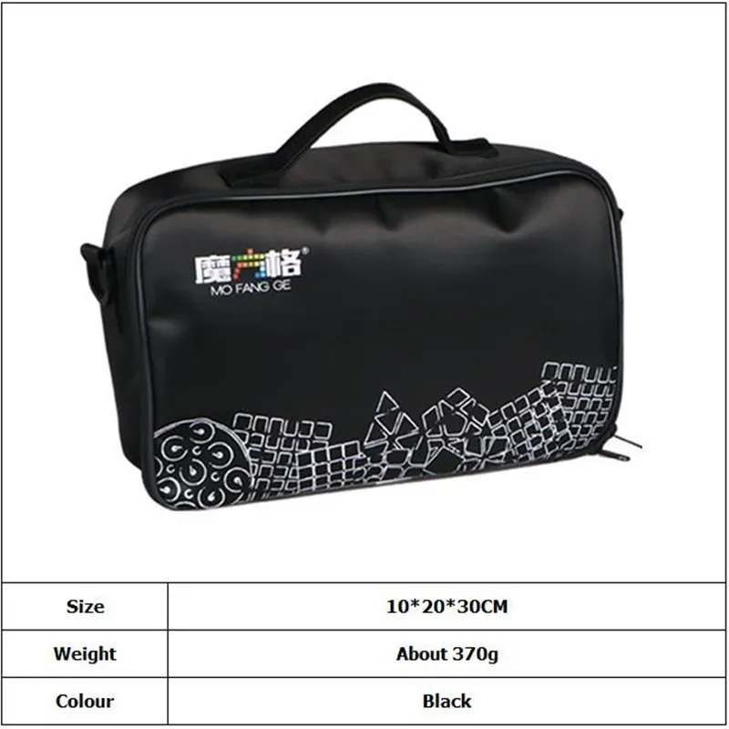 QIYI Cubes сумка 10*20*30 см Qiyi 2x2 3x3 4x4 5x5 6x6 7x7 M-Bag черная профессиональная кубическая