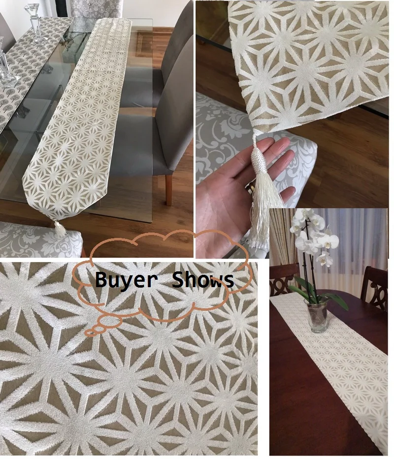 Модная современная настольная дорожка Junwell винтажная нейлоновая жаккардовая