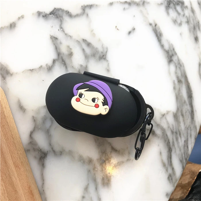 Милый защитный чехол для samsung Galaxy Buds, чехол с откидной крышкой и карабином, водонепроницаемый противоударный чехол s