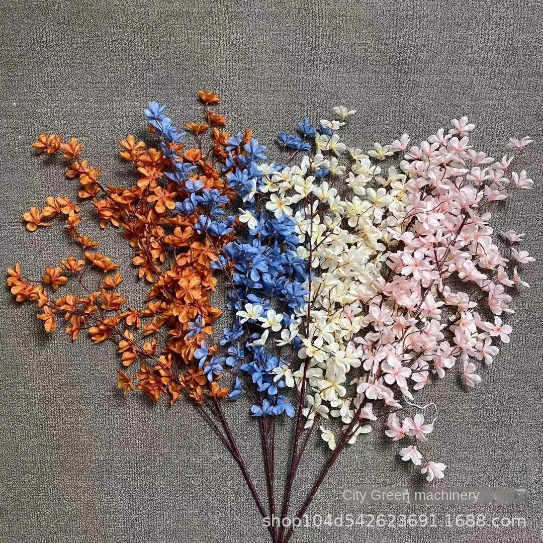 

Apple flower new Xinyue flower wedding hall small petal ceiling flower material background table flower high decorative fake