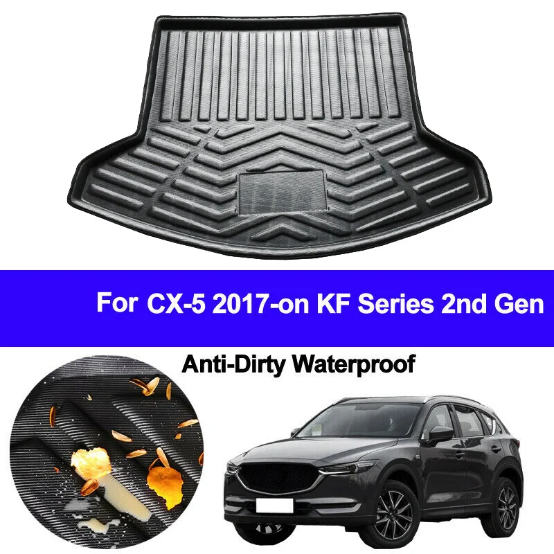 

Rear Boot Cargo Liner Trunk Floor Mat Tray Carpet Protector for Mazda CX-5 CX 5 2017 2018 2019 2020