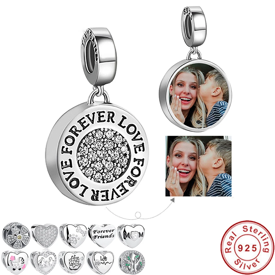 ELESHE подвеска в виде генеалогического дерева с цветочным рисунком сердечко любви