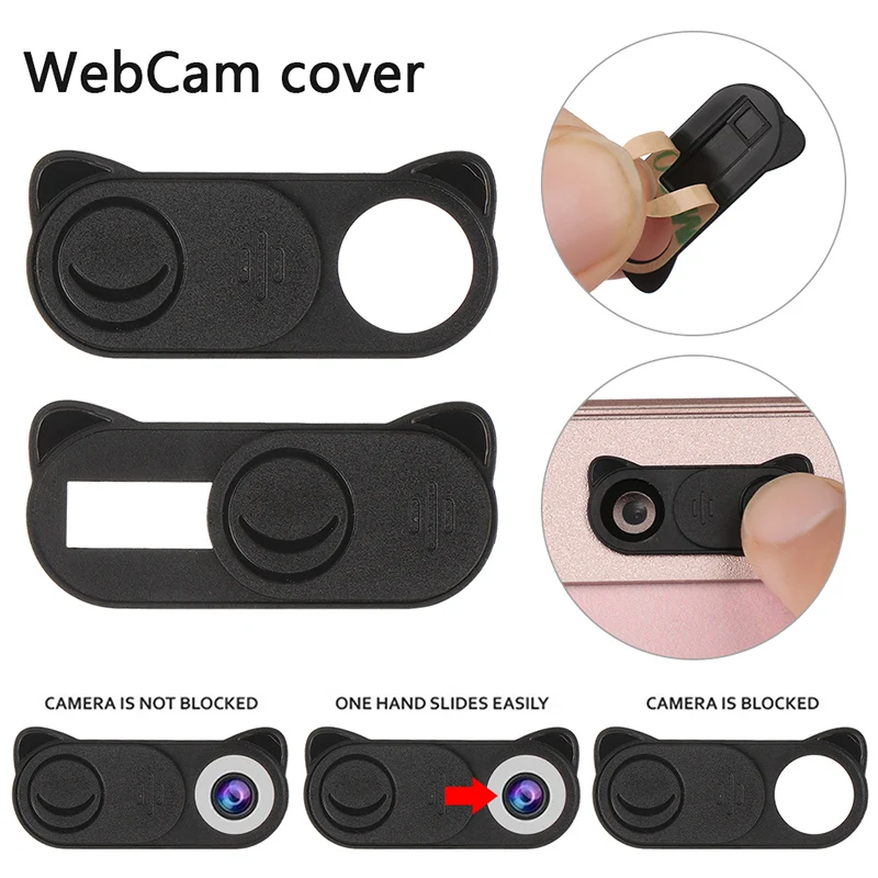 Пластиковая крышка для камеры ноутбука наклейка на объектив телефона Apple iPhone Samsung