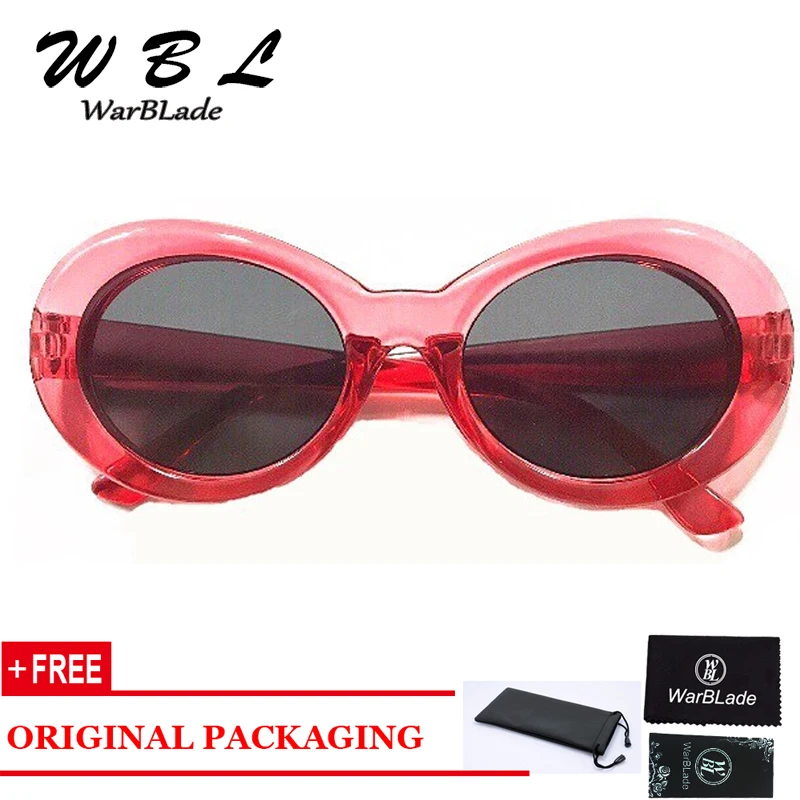 

Warblade High Quality Goggles Sunglasses Transparent Clear Lenses Glasses Vintage Oval Eyewear Fashion Classic Sun Glasses 2019
