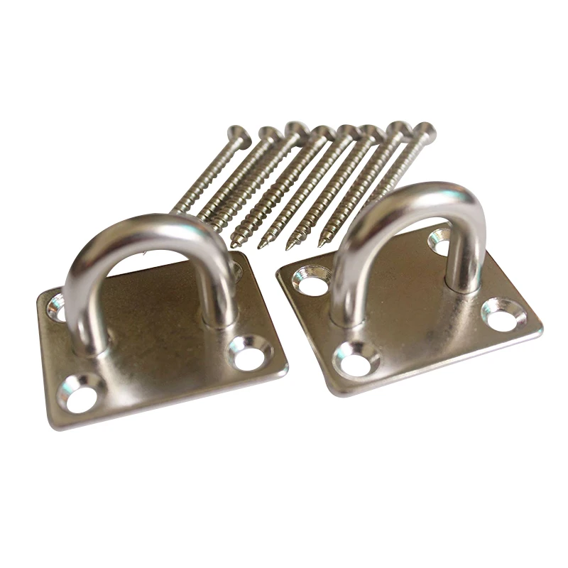 1000 lb Capacity Stainless Suspension Ceiling Hooks Hammock Chair Hanging Kit Swing Yoga Trapez | Дом и сад