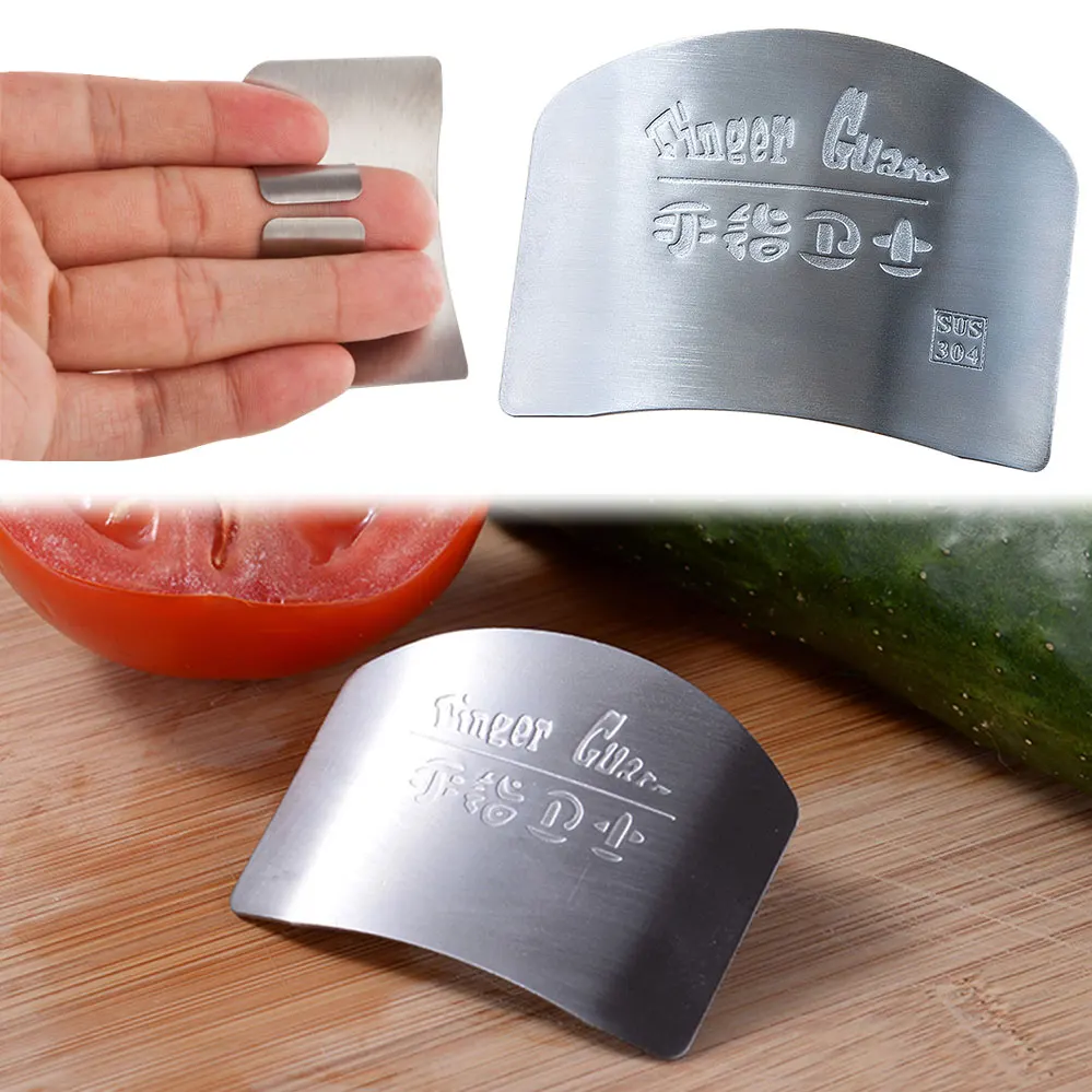 1 шт. защита для пальцев рук нож инструмент защиты кухонный из нержавеющей стали