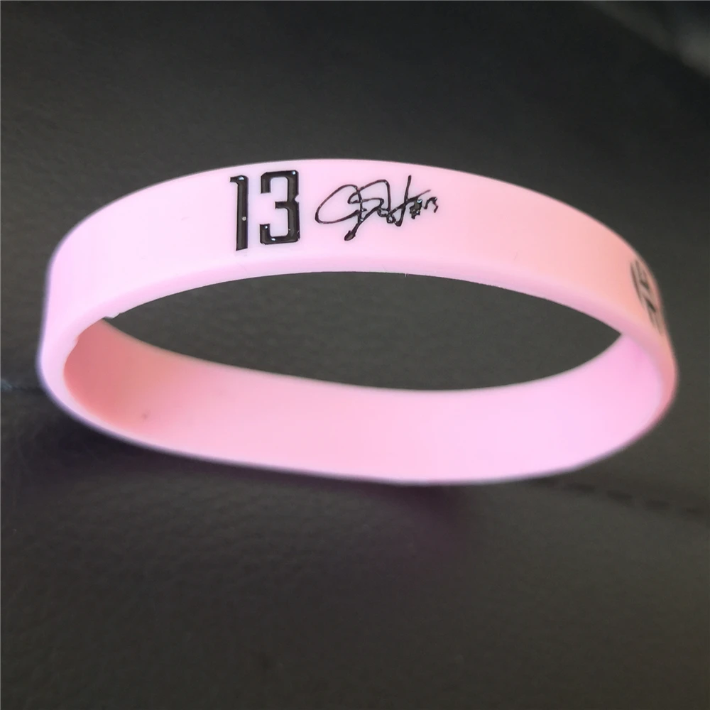 

4 Pieces Basketball Silicone Bracelets Sport Wristbands Basketall Players Bangles for Men Gift