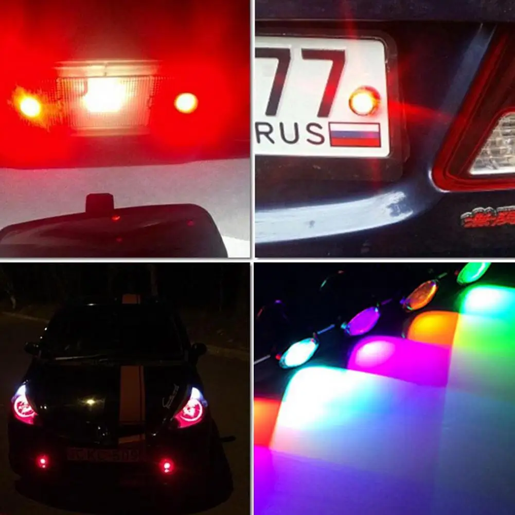 2 шт. мотоциклетная лампа ястреб огня модификация педали светодиодная зеркальная