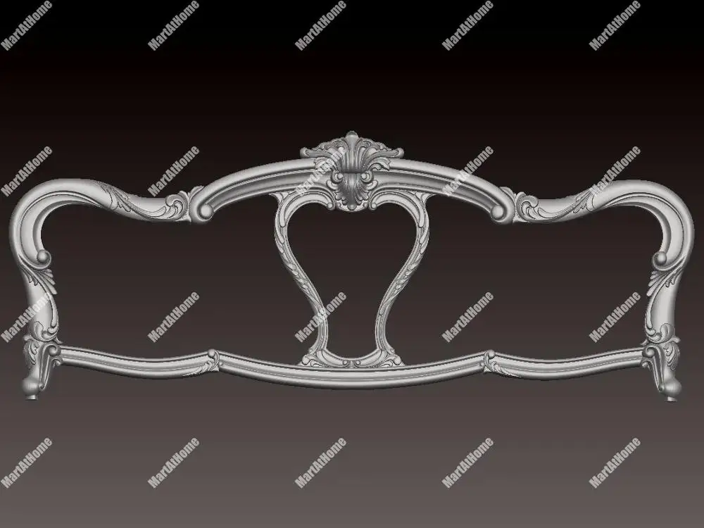 Классическая прикроватная РАМА 3D STL модель для ЧПУ гравировки и печати рельеф