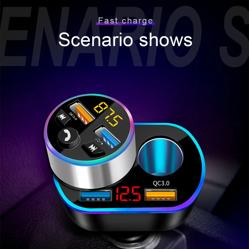 Разветвитель автомобильного прикуривателя с двумя USB портами 12 В/24 В|Зажигалка| |