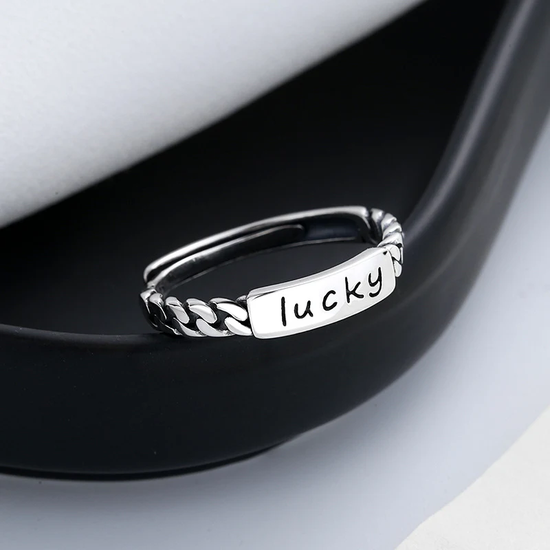 

personality Simplicity Popularity Lucky Women Ring Trendy fashion Opening can be adjusted INS Style Ring Gift Jewelry wholesale