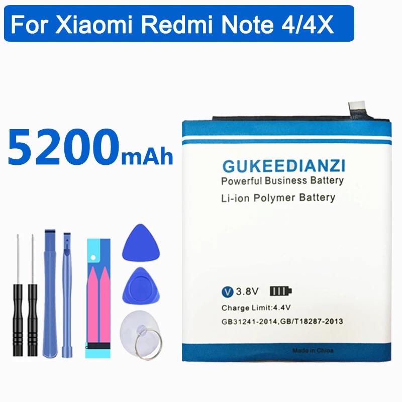 BM42 BM45 BM46 BN41 BN43 Замена телефон Батарея для Xiaomi Redmi Red Rice Note 2 3 4 4X Hongmi Note2 Note3 Note4 Note4X