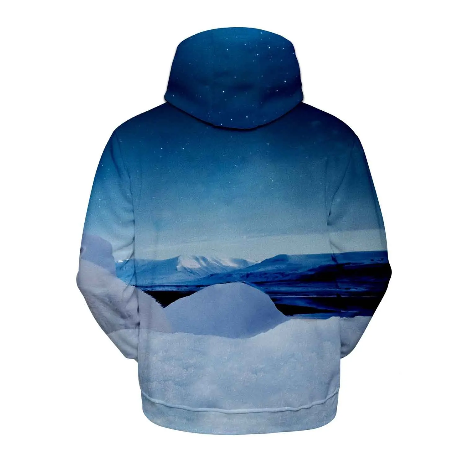 2019 &quotПолярный Медведь узор 3d Толстовка толстовки для мужчин и женщин размера