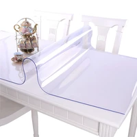 soft glass plastic transparent pvc tablecloth waterproof oil proof table mat coffee table pad tablecloth pvc tablecloth