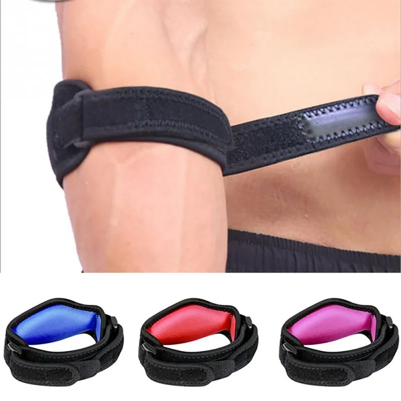 1 шт. Регулируемый баскетбольный бадминтон теннис Поддержка локтя для гольфа