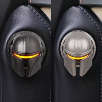 the mandalorian one button start protective cover decorative stickers ignition ring button switch decorative cover creative inte
