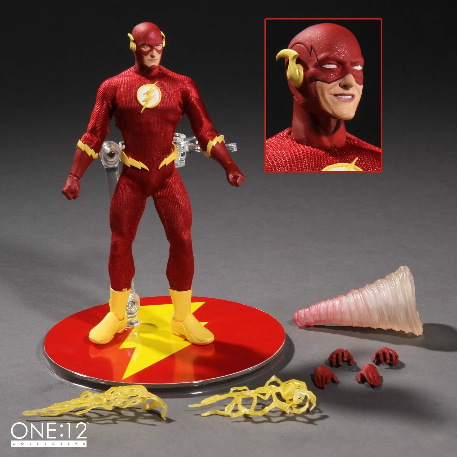 

2021 Newest Games FigureMezco Cartoon One 12 The Flash 6 Inch Real Cloth Animation Figurefigure New Game