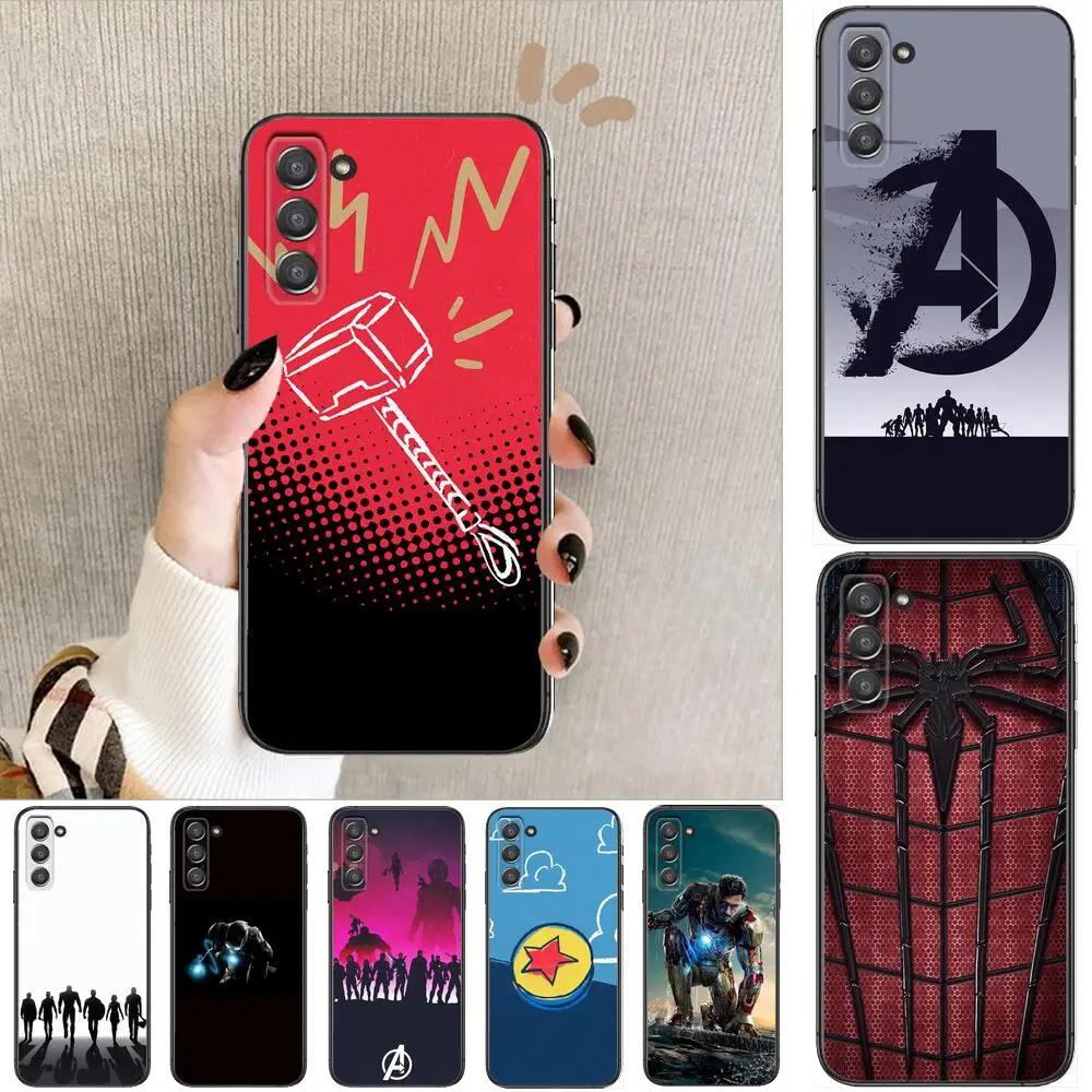 

Avengers Marvel Fashion Phone cover hull For SamSung Galaxy S8 S9 S10E S20 S21 S5 S30 Plus S20 fe 5G Lite Ultra black soft case