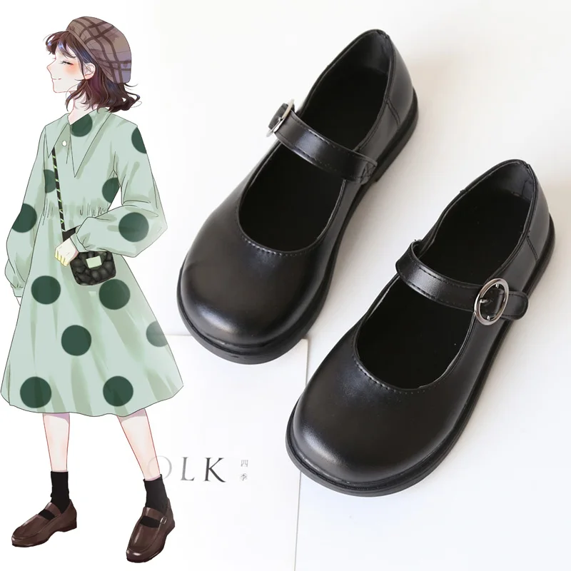 Униформа Jk Женская обувь в британском и ретро стиле Корейская версия дикой