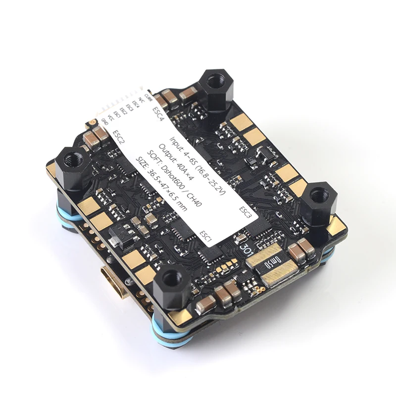 MAMBA F405 MK2 F4MKII Контроллер полета и F40 40A 3-6S DSHOT600 бесщеточный ESC для RC моделей запчасть